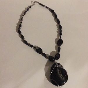Gorgeous stone necklace unique